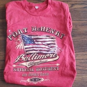 3/$20 Fort McHenry American Flag Shirt